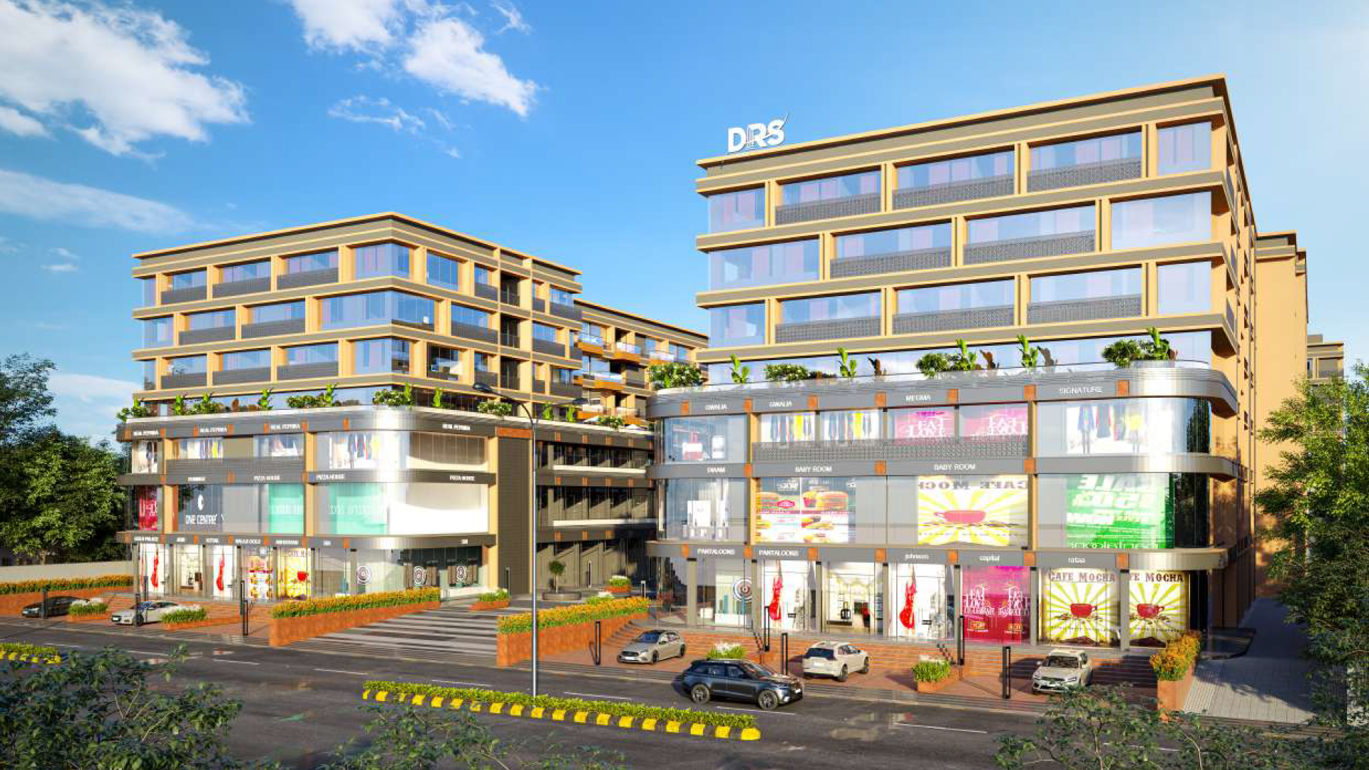 Sophisticated apartment layout